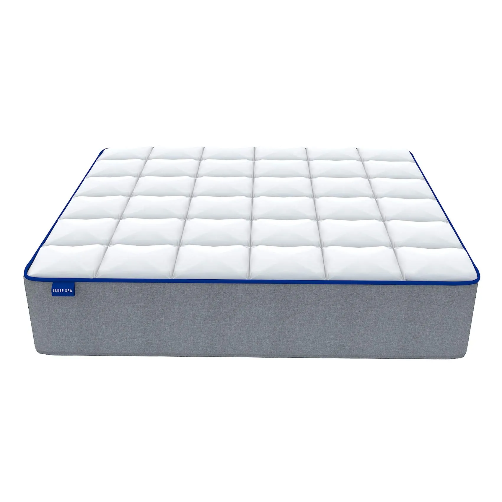 SLEEPSPA by COIRFIT MEMO-X 5' Inch Queen Size Memory Foam Mattress | Provides Comfort, Back and Spinal Support | Pressure Relieving, Firm, Breathable, Quilted Knitted Fabric (72x60x5, White)