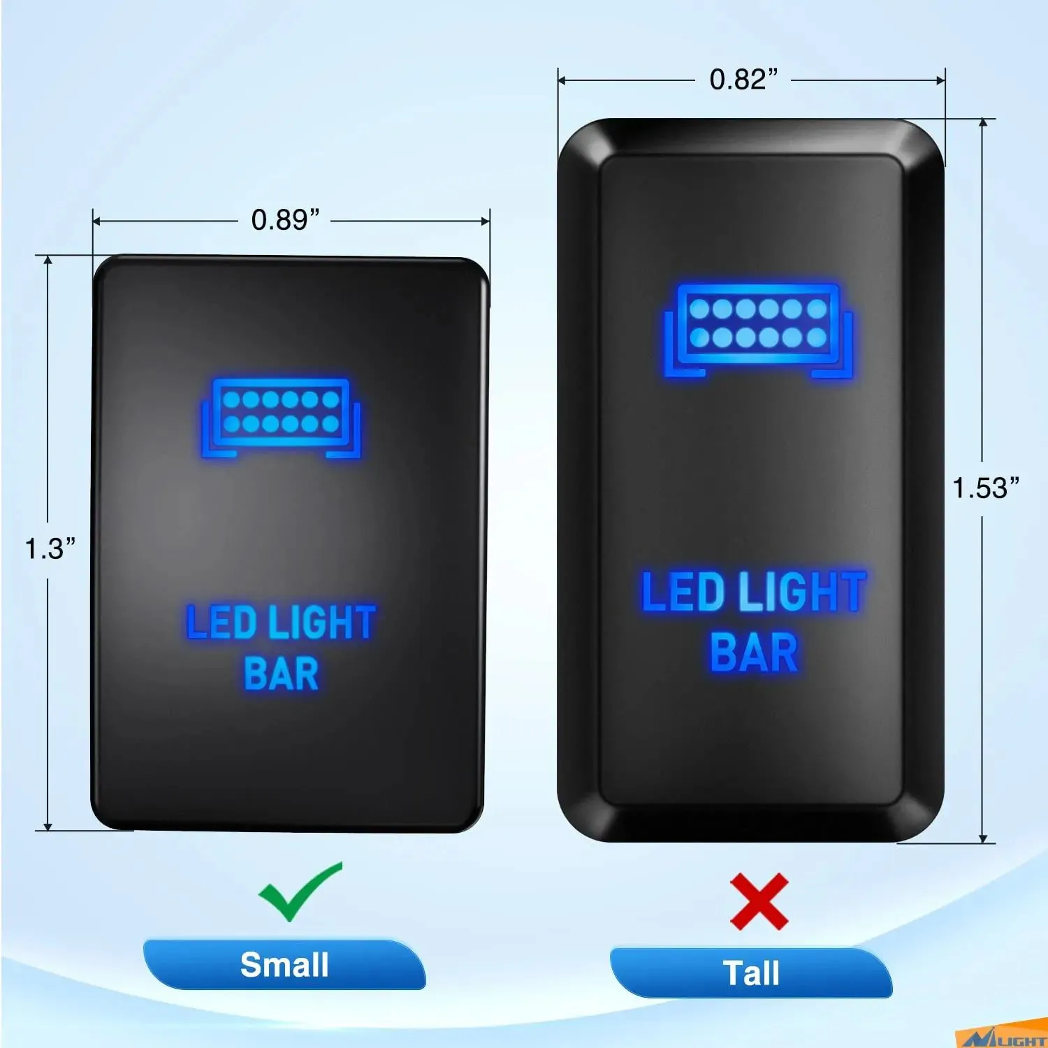 Toyota LED Light Bar Push Button ON/Off Switch