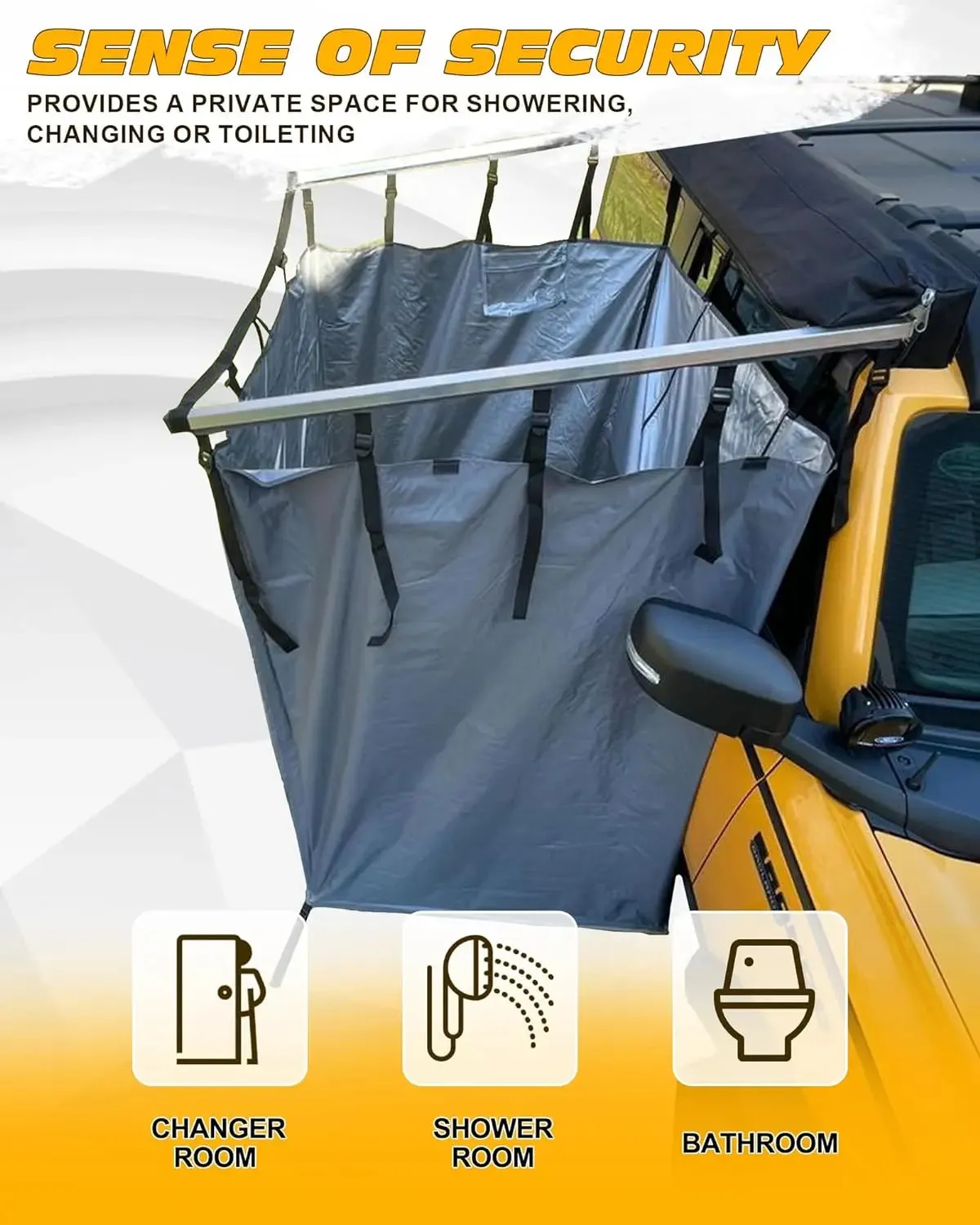 Waterproof Carside Camping Shower Tent
