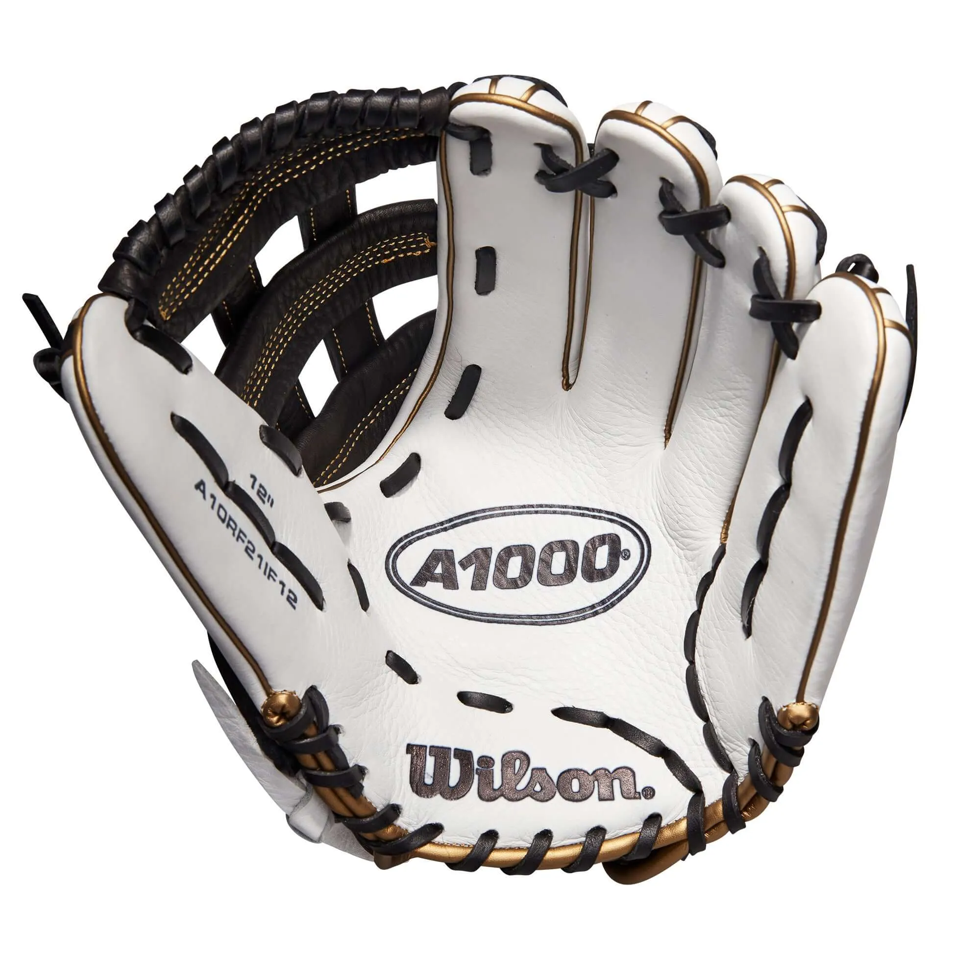 Wilson A1000  Fastpitch IF12 12 White/White/Black & Blonde