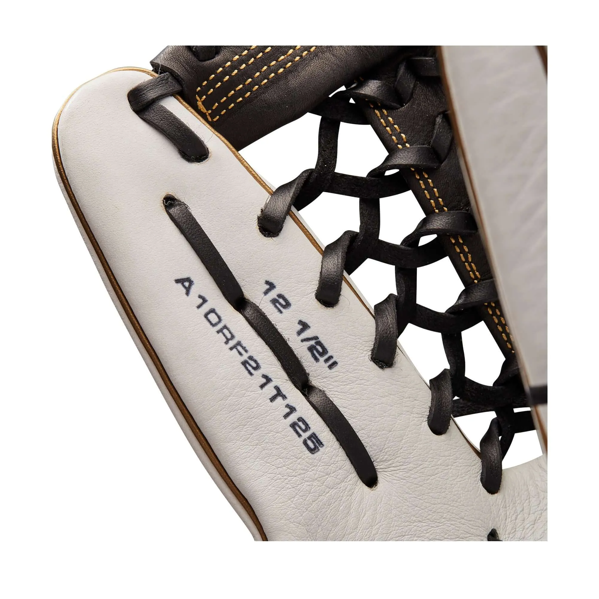 Wilson A1000  Fastpitch T125 LHT 12.5 White/White/Black & Blonde