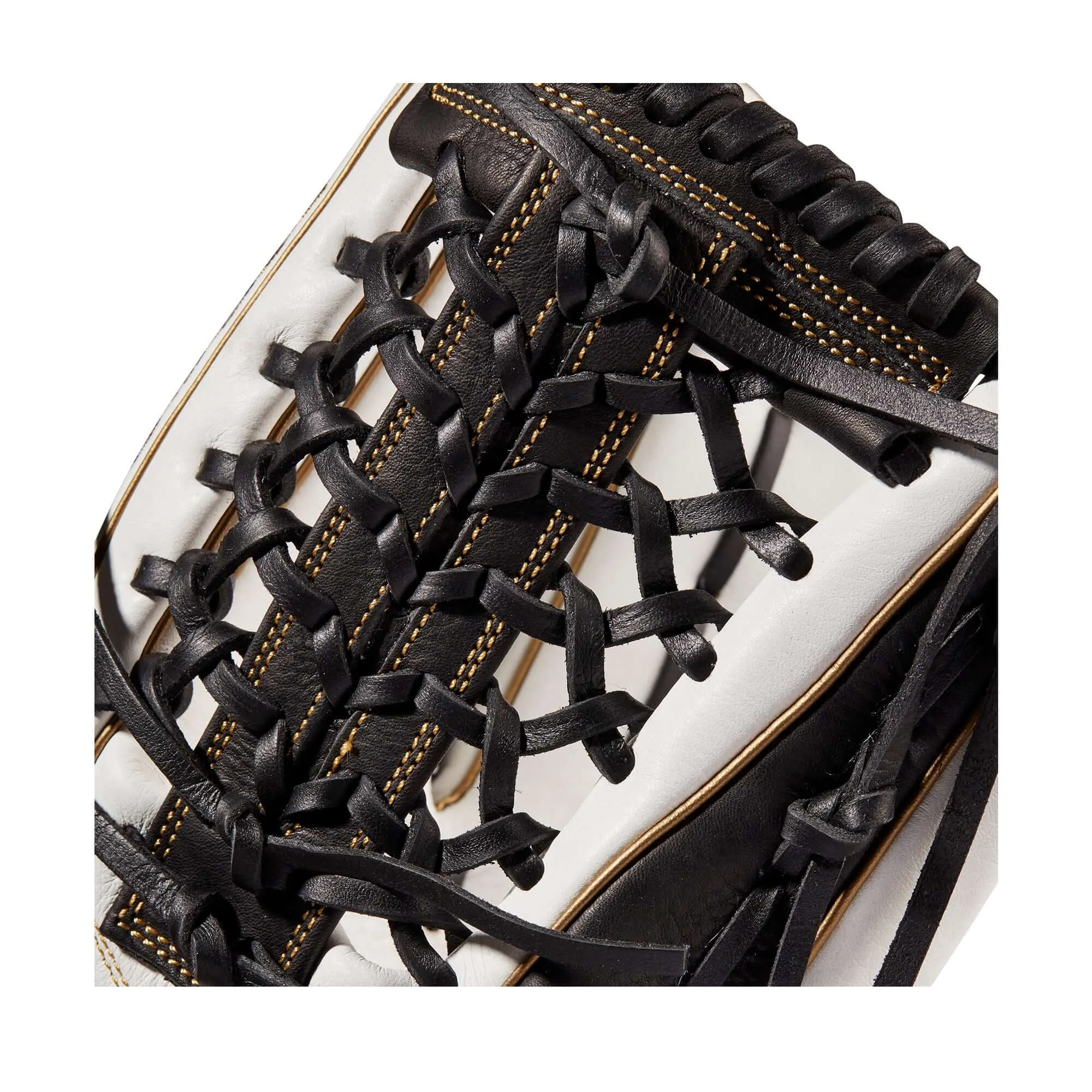 Wilson A1000  Fastpitch T125 LHT 12.5 White/White/Black & Blonde