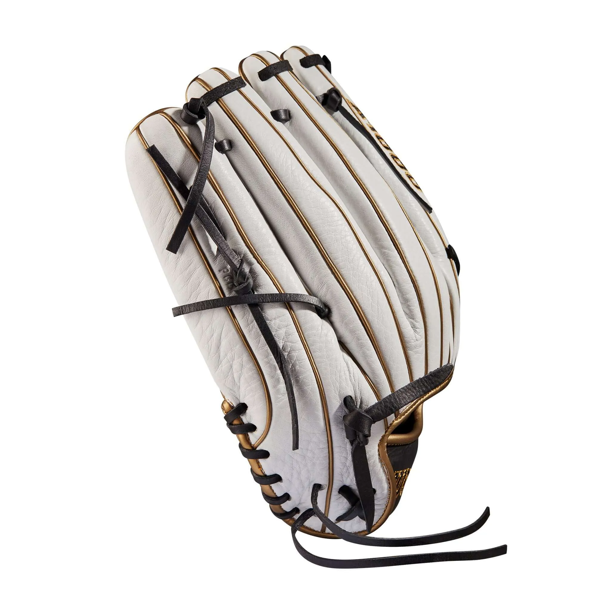 Wilson A1000  Fastpitch T125 LHT 12.5 White/White/Black & Blonde