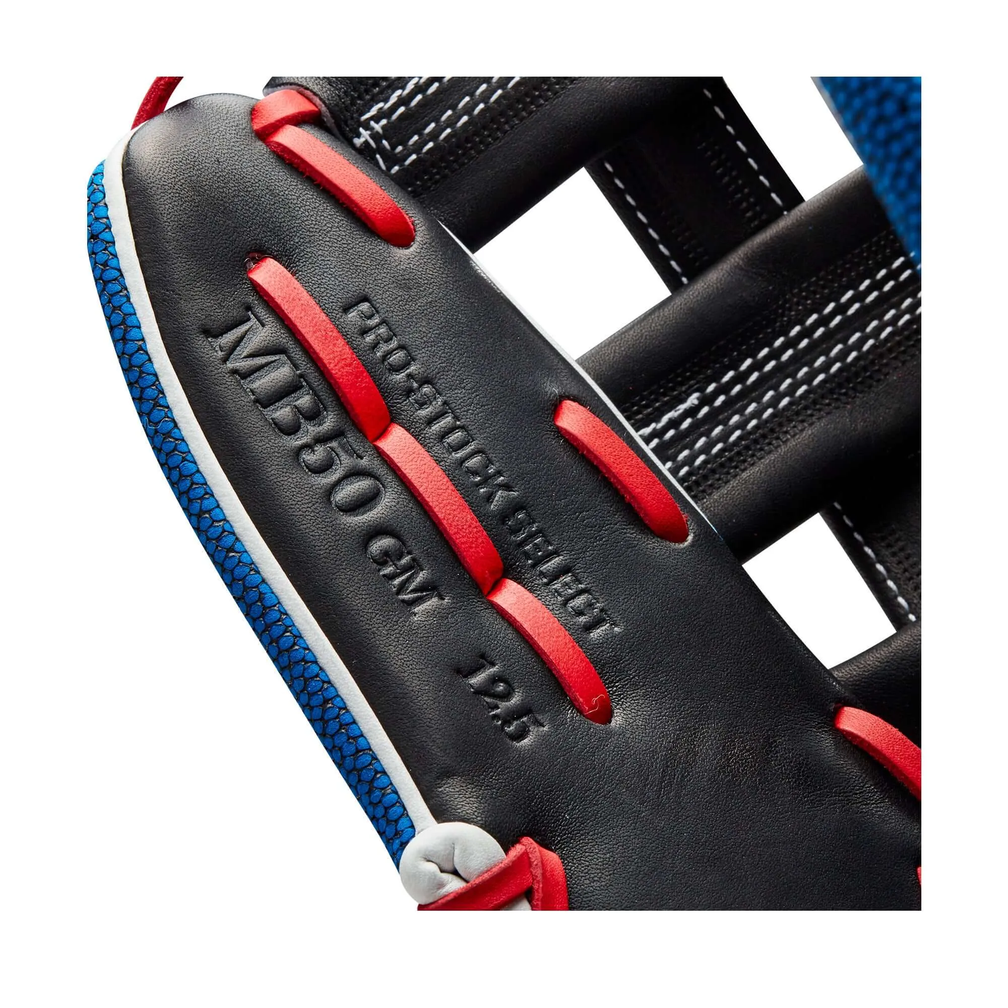 Wilson A2K Mookie Betts Game Model (OF) LHT 12.5 Black/White SS/Royal/Red