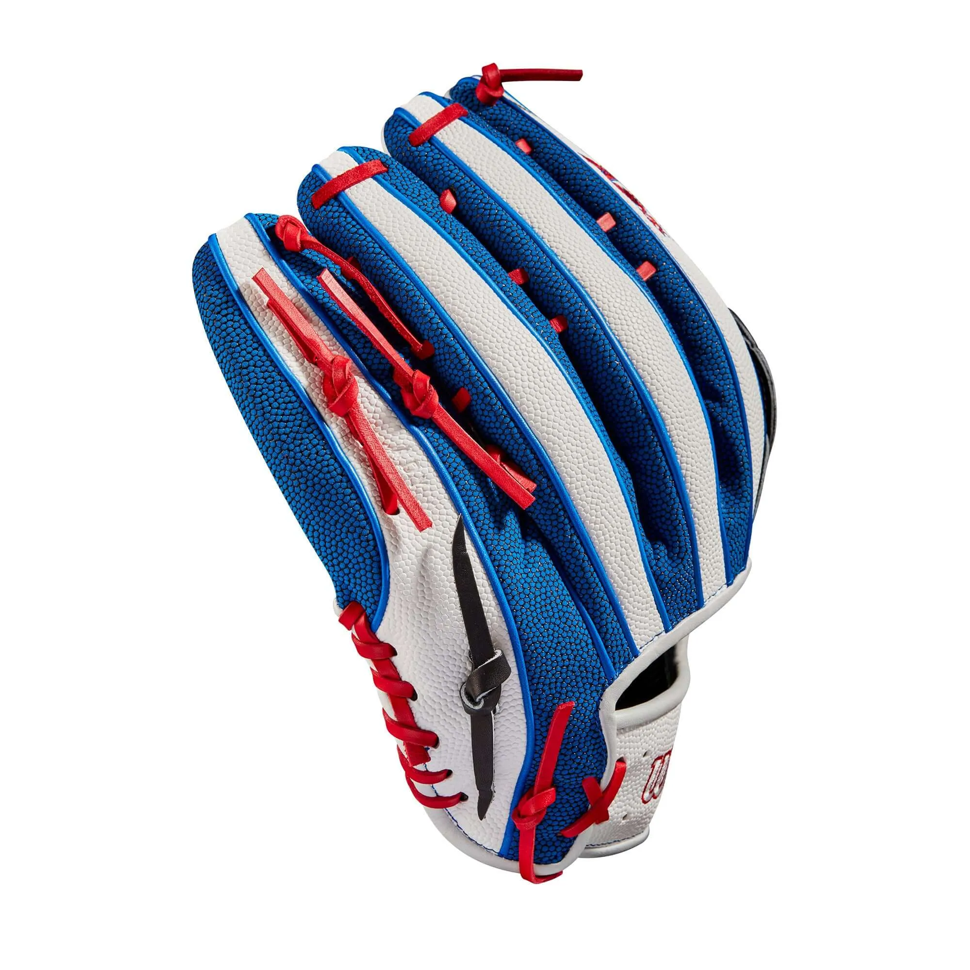 Wilson A2K Mookie Betts Game Model (OF) LHT 12.5 Black/White SS/Royal/Red