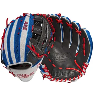 Wilson A2K Mookie Betts Game Model (OF) LHT 12.5 Black/White SS/Royal/Red